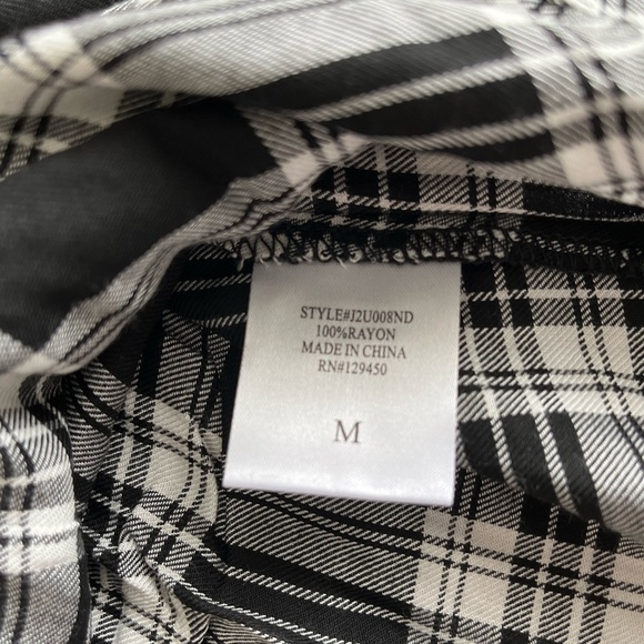 COMO VINTAGE Plaid button down shirts M - Picture 11 of 11